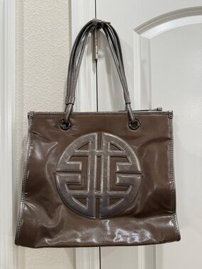 Antonio Melani Tote Bag with Embossed Medallion